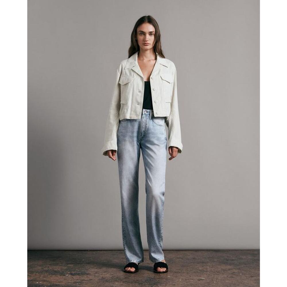 rag & bone Light Blue Straight Leg Jeans